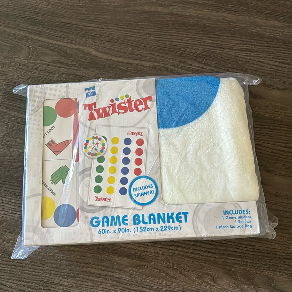 Brand new Hasbro game blanket.